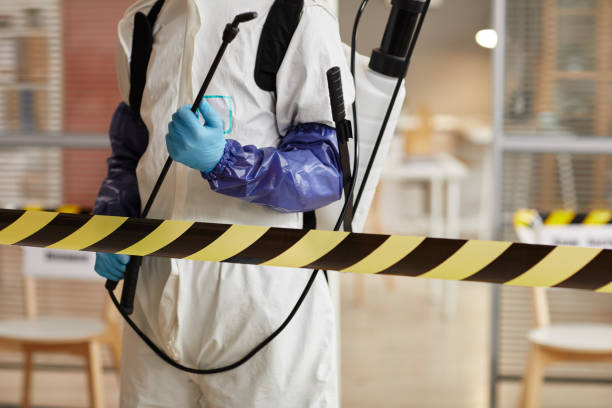 Professional Sewage Cleanup technician working in Swannanoa, NC